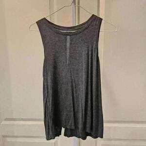 HALOGEN Women's Sleeveless Top - XS - Soft Gray